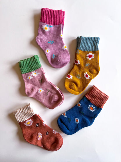 Flower Power Toddler Socks